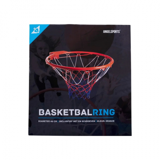 Angel Sports Basketball bøjle med net i gruppen UDENDØRSSPIL / Basketball hos Spelexperten (724006)