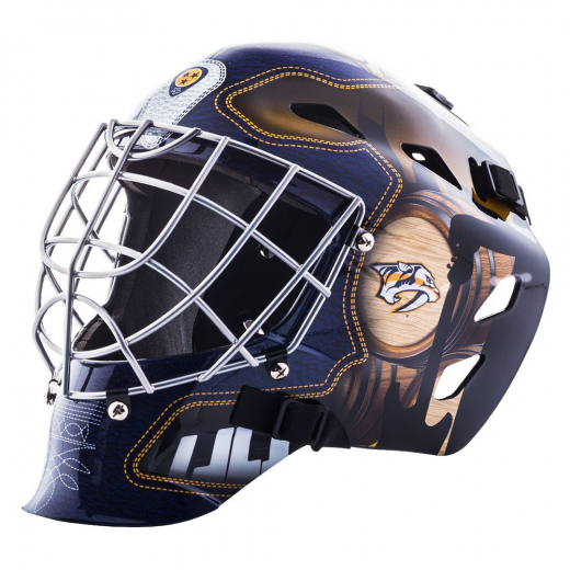 Street hockey helmet NHL Nashville Predators i gruppen UDENDØRSSPIL / Hockey hos Spelexperten (74005F30)