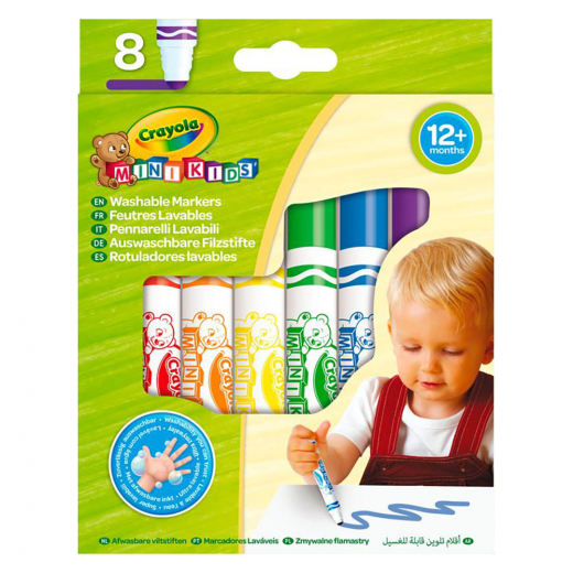 Crayola Kids First Markers 8 pc i gruppen LEGETØJ / Skab & mal / Crayola hos Spelexperten (74023003)