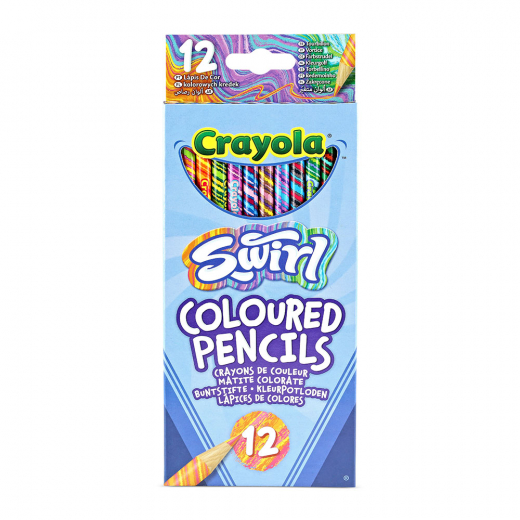 Crayola Swirl Coloured Pencils 12 pc i gruppen LEGETØJ / Skab & mal / Crayola hos Spelexperten (74024009)