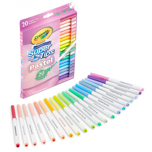 Crayola Pastel Super Tips 20 pc i gruppen LEGETØJ / Skab & mal / Crayola hos Spelexperten (74024011)