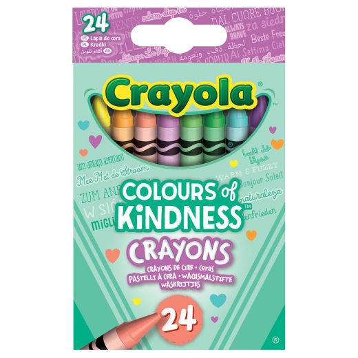 Crayola Colours Of Kindness Crayons 24 pc i gruppen LEGETØJ / Skab & mal / Crayola hos Spelexperten (74024013)