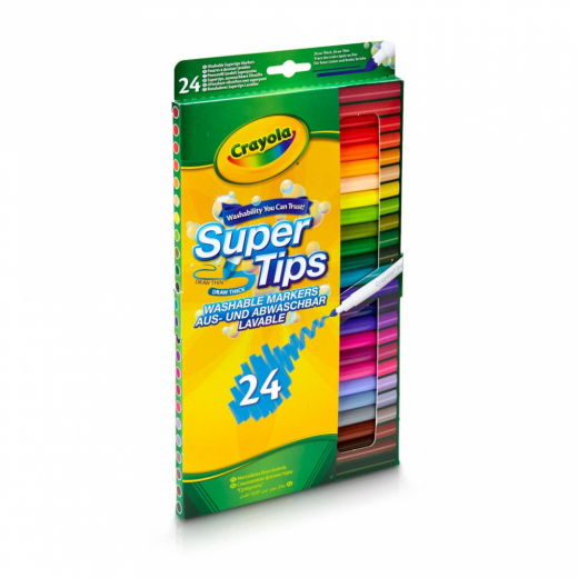 Crayola Supertips 24 pc i gruppen LEGETØJ / Skab & mal / Crayola hos Spelexperten (74024016)