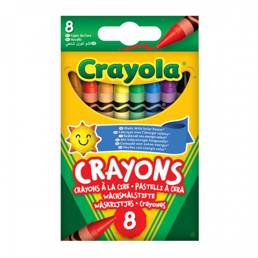 Crayola Jumbo Eco Crayons 8 pc i gruppen LEGETØJ / Skab & mal / Crayola hos Spelexperten (74024020)