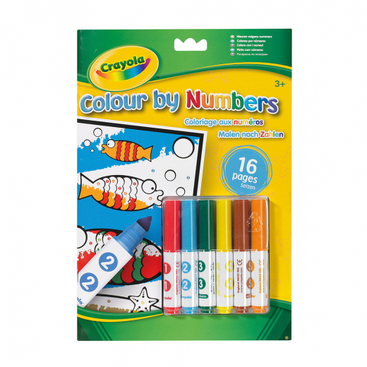 Crayola Coulour By Numbers Set i gruppen LEGETØJ / Skab & mal / Crayola hos Spelexperten (74024025)