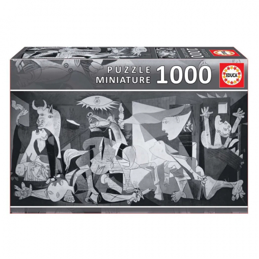 Educa Guernica, P. Picasso, Miniature 1000 Brikker i gruppen PUSLESPIL / 1000 brikker hos Spelexperten (80-14460)