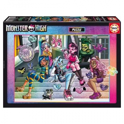 Educa Monster High 1000 Brikker i gruppen PUSLESPIL / 1000 brikker hos Spelexperten (80-19703)