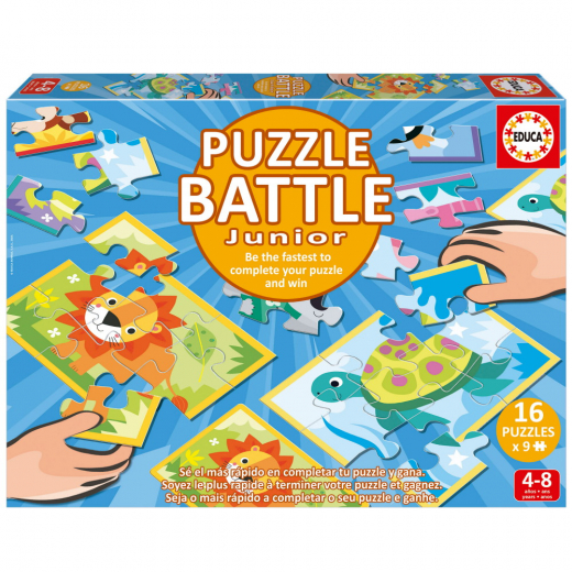 Educa Puzzle Battle Junior i gruppen SELSKABSSPIL / Børnespil hos Spelexperten (80-20116)