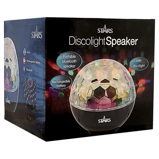 Stars Discoligth Speaker i gruppen LEGETØJ / Sjove gadgets / Disco hos Spelexperten (80064)