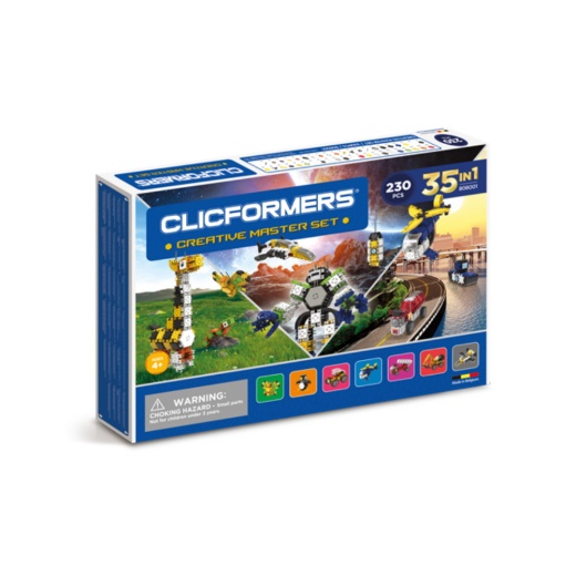 Clicformers - Creative Master Set - 230 dele i gruppen LEGETØJ / Byggeklodser / Clics hos Spelexperten (808001)