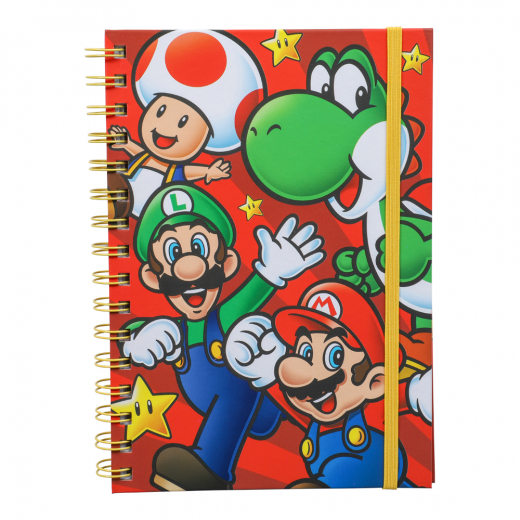 Super Mario Notebook i gruppen LEGETØJ / Skab & mal / Skriv og Tegn / Notesbøger hos Spelexperten (85076)