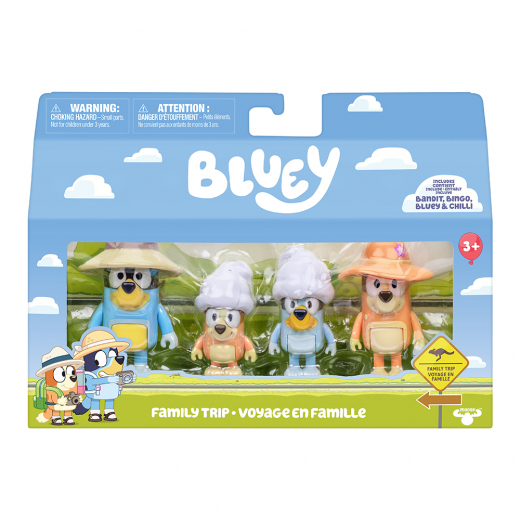 Bluey Family Trip i gruppen LEGETØJ / Figurer og legesæt / Bluey hos Spelexperten (90267)