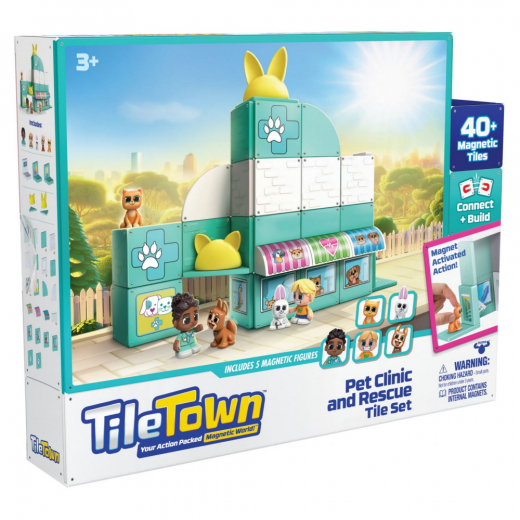 Tile Town Dyreklinik i gruppen LEGETØJ / Figurer og legesæt hos Spelexperten (90306)