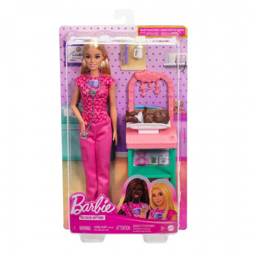 Barbie Career Børnelæge i gruppen LEGETØJ / Barbie / Barbie Karriere hos Spelexperten (960-2514)