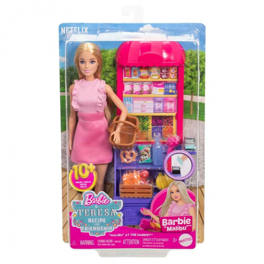 Barbie Recipe for Friendship Malibu Shopping Set i gruppen LEGETØJ / Barbie hos Spelexperten (960-2516)