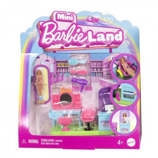 Barbie - Mini BarbieLand Salon i gruppen Nyheder hos Spelexperten (960-2529-S)