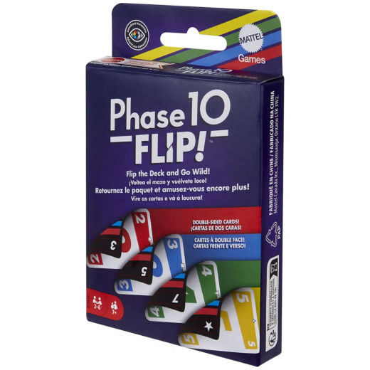 Phase 10 Flip i gruppen SELSKABSSPIL / Kortspil hos Spelexperten (967-2450)