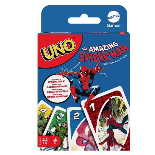 UNO Spider-Man i gruppen SELSKABSSPIL / Spilserier / UNO hos Spelexperten (967-2452)