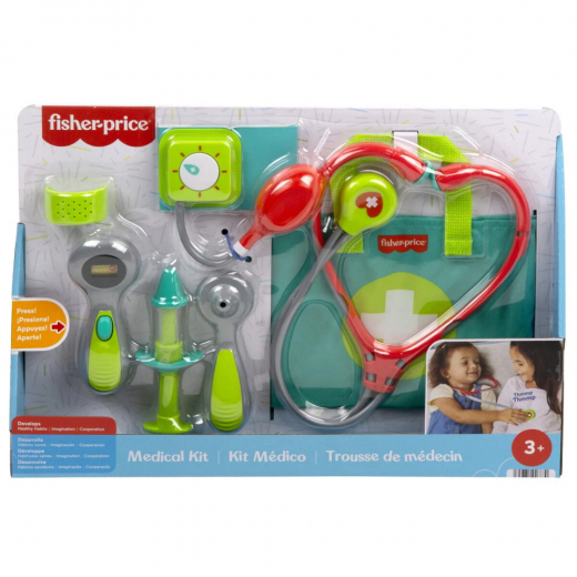 Fisher Price Medical Kit i gruppen LEGETØJ / Rollespil / Klæde sig ud hos Spelexperten (972-2471)