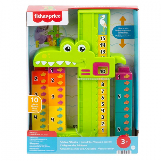 Fisher Price Adding Alligator i gruppen LEGETØJ / Børne- & baby / Børne- og babylegetøj hos Spelexperten (972-2508)