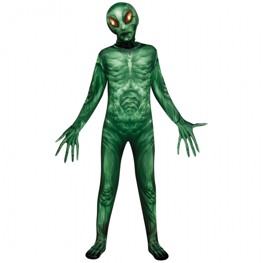 Costume Cosmic Alien Child i gruppen LEGETØJ / Maskerade / Maskerade kostumer / Kostumer til børn hos Spelexperten (ALIENKIDS)