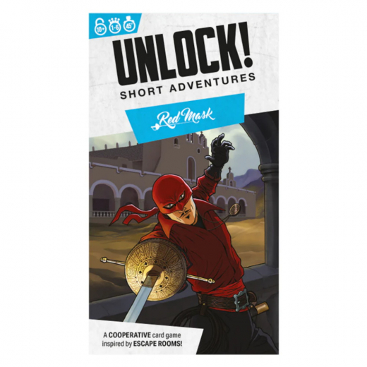 Unlock! Short Adventures - Red Mask i gruppen SELSKABSSPIL / Escape Room hos Spelexperten (AMDSCUNLSH07)