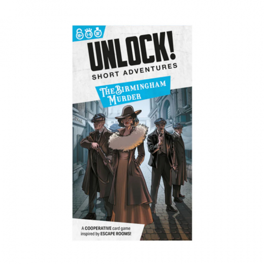 Unlock! Short Adventures - The Birmingham Murder  i gruppen SELSKABSSPIL / Escape Room hos Spelexperten (AMDSCUNLSH09)