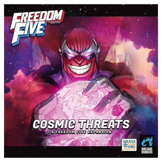 Freedom Five: Cosmic Threats (Exp.) i gruppen SELSKABSSPIL / Udvidelser hos Spelexperten (AWGDTE15FFCT)