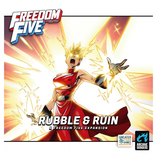 Freedom Five: Rubble & Ruin (Exp.) i gruppen SELSKABSSPIL / Udvidelser hos Spelexperten (AWGDTE15FFRR)