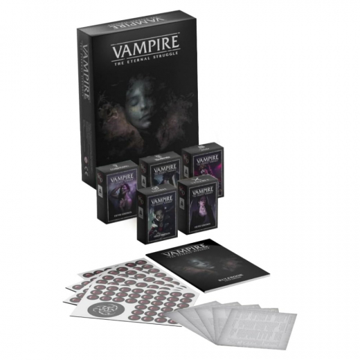 Vampire: The Eternal Struggle TCG - Fifth Edition Starter Kit i gruppen SELSKABSSPIL / Kortspil hos Spelexperten (BCP024)