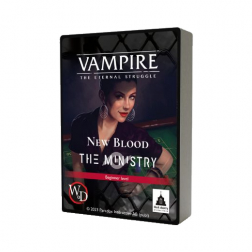 Vampire: The Eternal Struggle TCG - New Blood The Ministry i gruppen SELSKABSSPIL / Kortspil hos Spelexperten (BCP046)