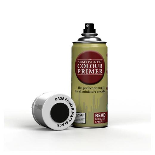 Army Painter: Colour Primer Spray - Matt Black i gruppen SELSKABSSPIL / Tilbehør / Andet hos Spelexperten (CP3001)