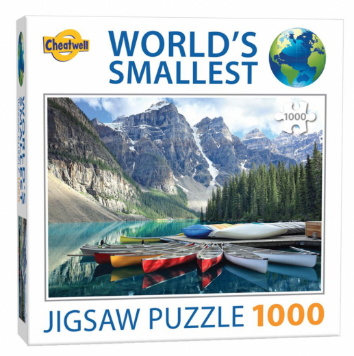 World's Smallest Banff Kanada 1000 Brikker i gruppen Nyheder hos Spelexperten (CW13329)