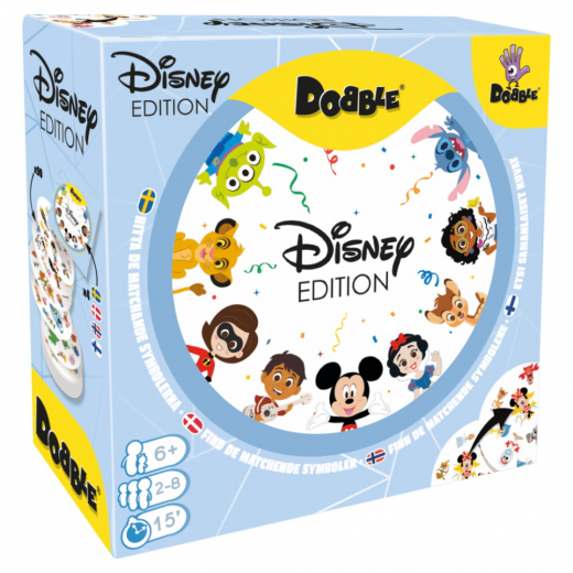 Dobble: Disney Edition i gruppen SELSKABSSPIL / Kortspil hos Spelexperten (DOBD10008ML1)