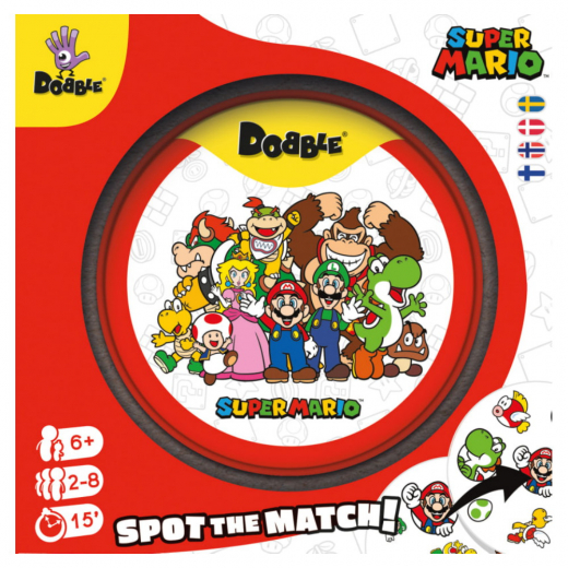 Dobble: Super Mario i gruppen SELSKABSSPIL / Kortspil hos Spelexperten (DOBSM07NOR)