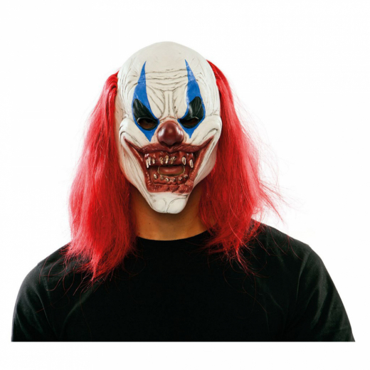 Latex Mask Diabolic Clown i gruppen LEGETØJ / Maskerade / Masker hos Spelexperten (E200381)