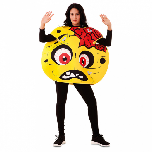 Zombie Emoji Costume i gruppen LEGETØJ / Maskerade / Maskerade kostumer / Kostumer til voksne hos Spelexperten (E706602-TML)