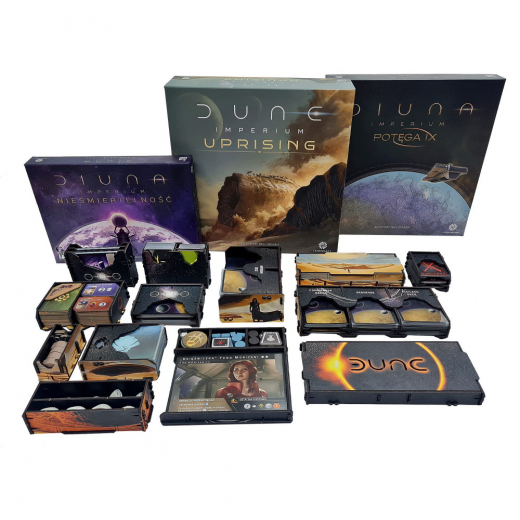 e-Raptor Insert - Dune: Imperium - Uprising + expansions UV Print i gruppen SELSKABSSPIL / Tilbehør / Inserts & Organizers hos Spelexperten (ERP3777)