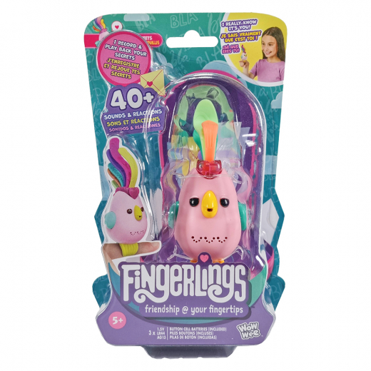 Fingerlings Bird Pink i gruppen LEGETØJ hos Spelexperten (F-3131)