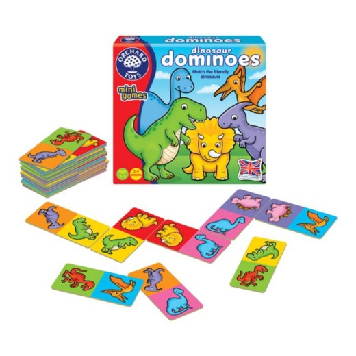 Dinosaur Dominoes (DK) i gruppen SELSKABSSPIL / Børnespil hos Spelexperten (F-353)