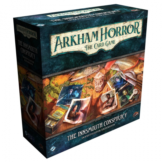 Arkham Horror: TCG - The Innsmouth Conspiracy Investigator Expansion i gruppen SELSKABSSPIL / Spilserier / Arkham Horror the Card Game hos Spelexperten (FAHC81)