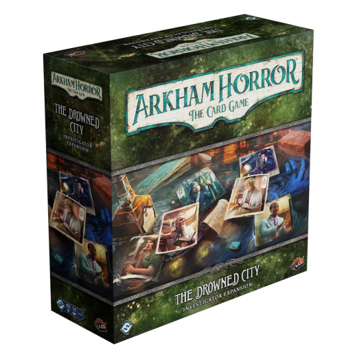 Arkham Horror: TCG - The Drowned City Investigator Expansion i gruppen SELSKABSSPIL / Udvidelser hos Spelexperten (FAHC83)