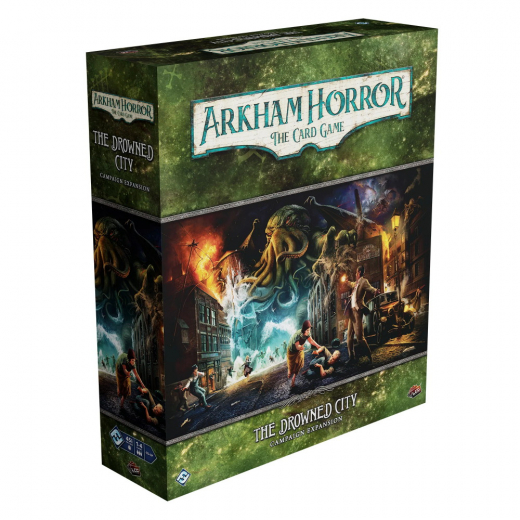 Arkham Horror: TCG - The Drowned City Campaign Expansion i gruppen SELSKABSSPIL / Spilserier / Arkham Horror hos Spelexperten (FAHC84)