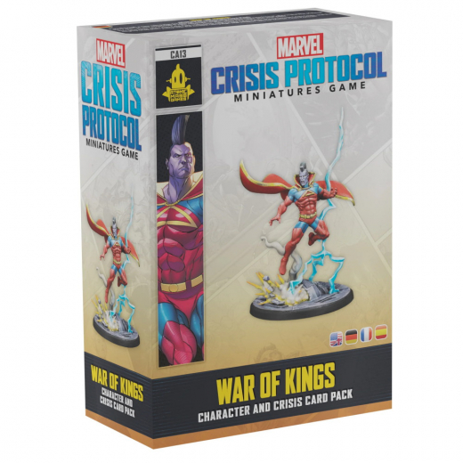 Marvel: Crisis Protocol -  War of Kings Character and Crisis Card Pack (Exp.) i gruppen SELSKABSSPIL / Spilserier / Marvel Crisis Protocol hos Spelexperten (FCA13)