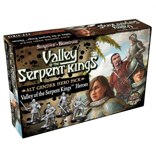 Shadows of Brimstone: Valley of the Serpent Kings - Alt Gender Hero Pack (Exp.) i gruppen SELSKABSSPIL / Udvidelser hos Spelexperten (FFP07H19)