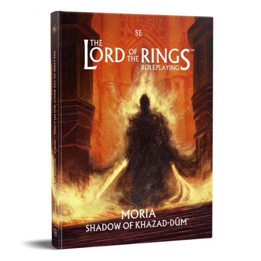 The Lord of the Rings RPG 5E: Moria - Shadow of Khazad-dûm i gruppen SELSKABSSPIL / Rollespil / The Lord of the Rings RPG 5E hos Spelexperten (FLFLTR007)