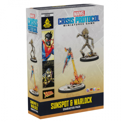 Marvel: Crisis Protocol - Sunspot and Warlock (Exp.) i gruppen SELSKABSSPIL / Spilserier / Marvel Crisis Protocol hos Spelexperten (FMSG153)