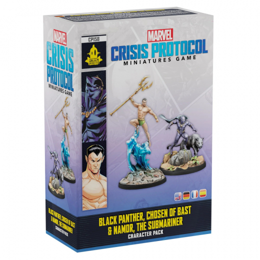 Marvel: Crisis Protocol - Black Panther, Chosen of Bast & Namor, the Sub-Mariner (Exp.) i gruppen SELSKABSSPIL / Spilserier / Marvel Crisis Protocol hos Spelexperten (FMSG158)