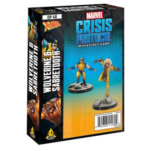 Marvel: Crisis Protocol - Wolverine and Sabertooth (Exp.) i gruppen SELSKABSSPIL / Udvidelser hos Spelexperten (FMSG40)