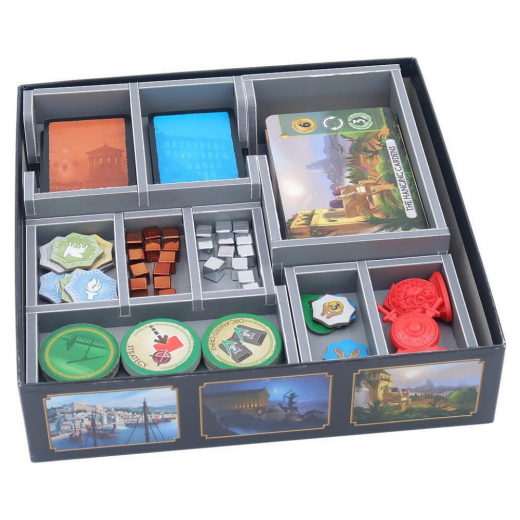 Folded Space Insert - 7 Wonders Duel and Expansions i gruppen SELSKABSSPIL / Tilbehør / Inserts & Organizers hos Spelexperten (FS-7WDUELv2)